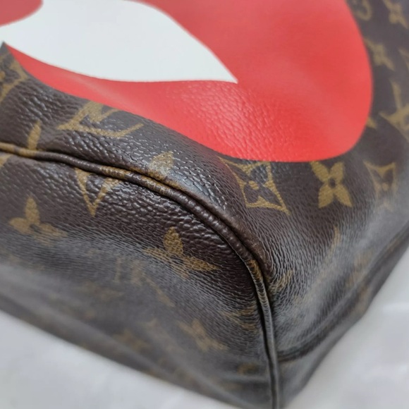 Auth Louis Vuitton Neverfull Tote Limited Edition Game ON Monogram Canvas MM - Picture 9 of 16